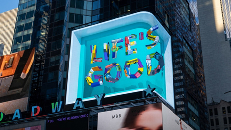 Dynamic 3D Campaign Lights Up New York’s Times Square
