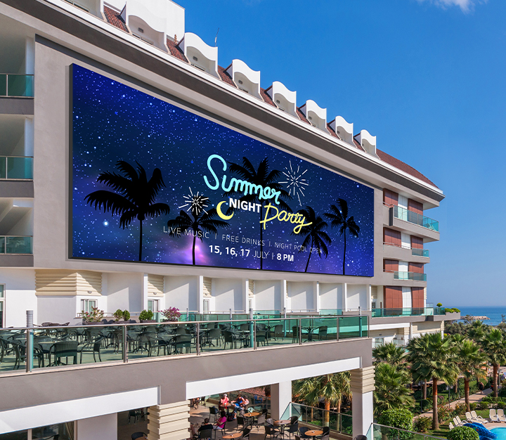 Outdoor LED Display for Seaside Environments