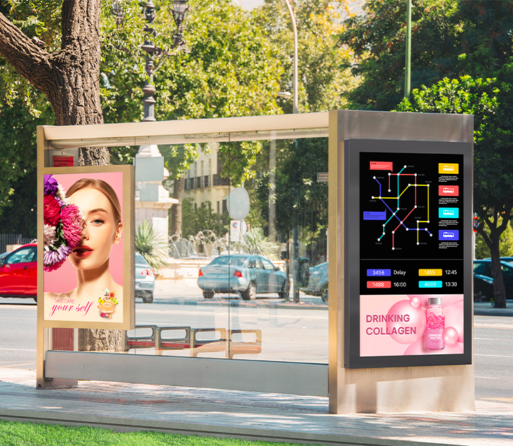 Open-frame Display LG offers Open-frame type high brightness displays to give customers flexibility in responding to needs across a wide range of industries in terms of design, installation type etc.