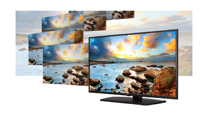 FHD content on the TV appears as though it’s upgraded to 4K UHD quality.